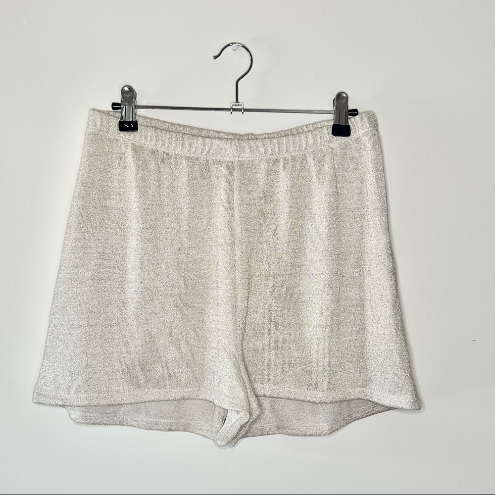 ASOS golden and cream color shorts